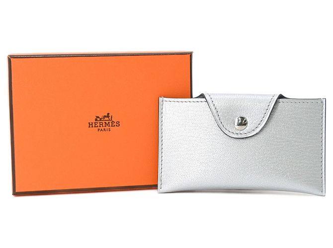 Hermès Iliade Kartenetui Hermes Silber