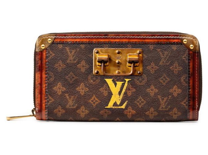 Portafoglio Zippy Monogram Transformed Trunk Time Louis Vuitton Marrone