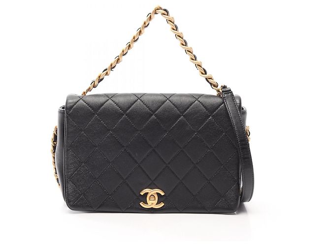 Sac 2-Way Matelassé Chanel Noir