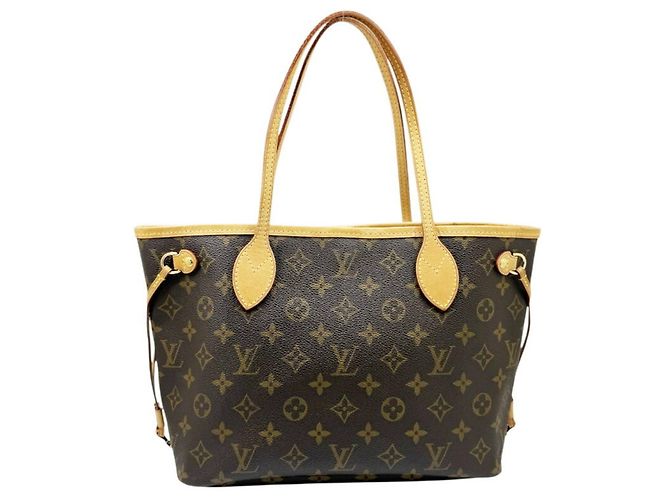 Bolsa Tote Louis Vuitton Monogram Neverfull PM Marrom