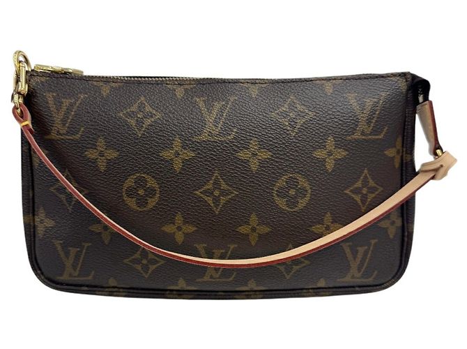 Louis Vuitton Monogram Pochette Accessoires Castaño