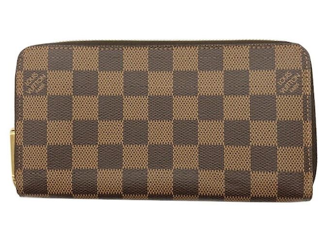 Louis Vuitton Damier Canvas Zippy Wallet Damier ebene