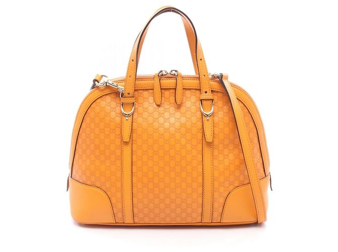 Sac à main 2-Way Gucci Nice Microguccissima Orange
