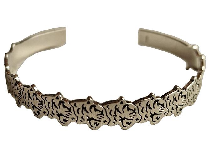 Kenzo Pulseira Bracelete Tigre Prata 925