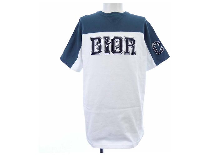 Camiseta de algodão Dior KENNY SCHARF Branco