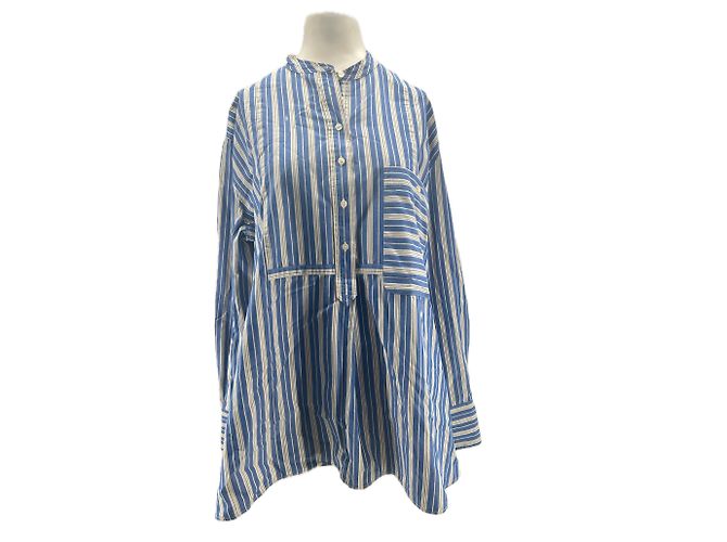 Soeur Camicia blu a righe