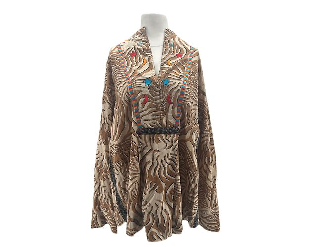Autre Marque Camicetta MONOKI BY GOLDSTEIN marrone cotone M