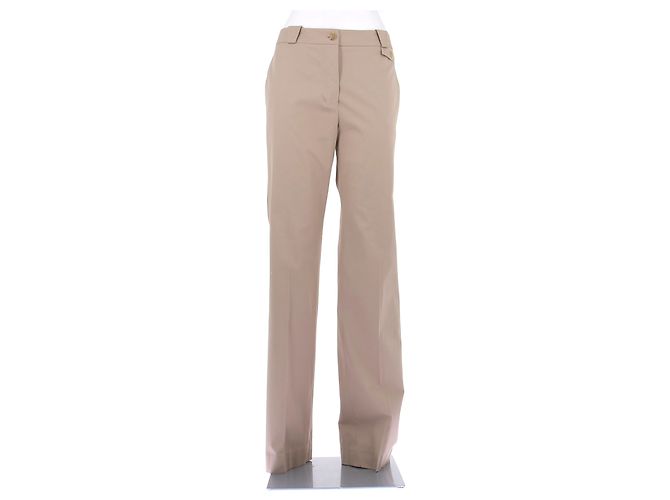 Pantalones Dior beige de algodón Talla 42