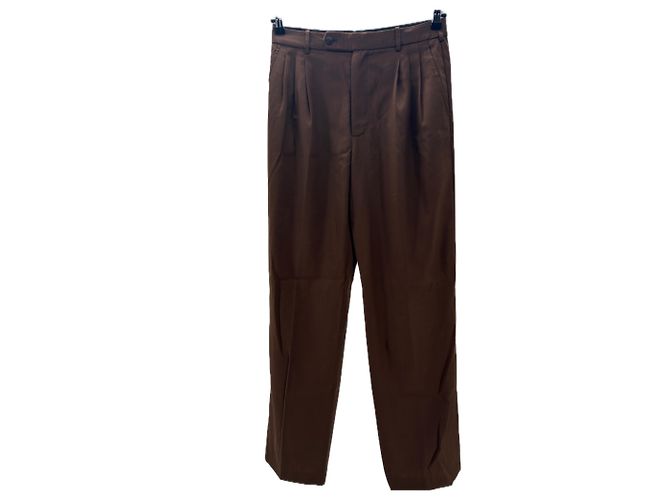 Autre Marque Braune Hose von RONNY KOBO