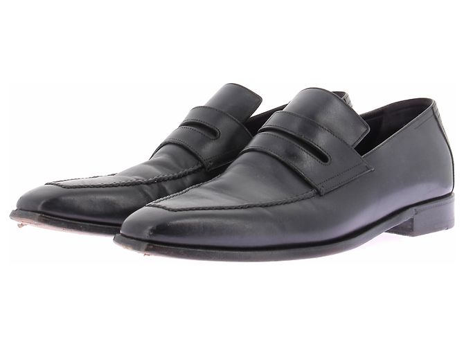 Berluti Loafer aus schwarzem Leder