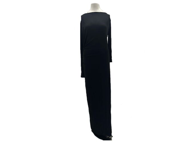 Autre Marque LEAU Maxikleid schwarz
