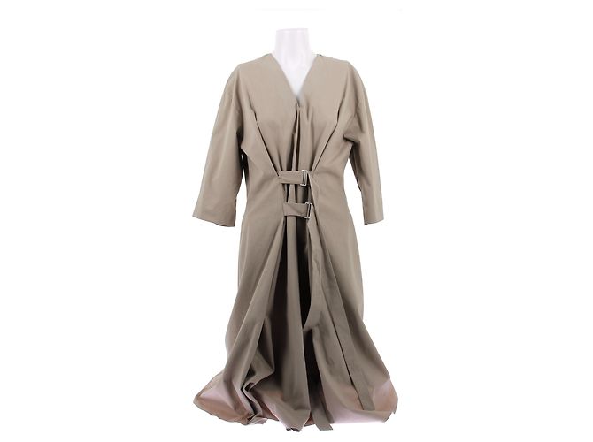 Vestido Loewe de algodón beige