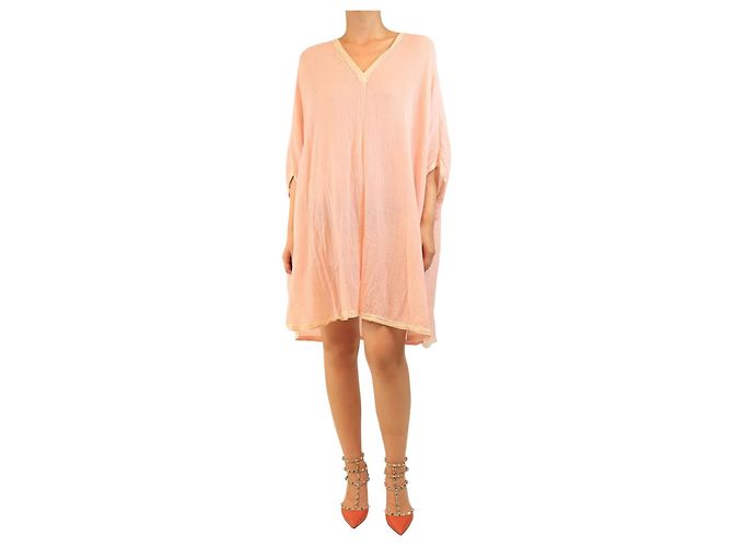 Autre Marque Kurzer Kaftan in Rosa - Einheitsgröße Pink