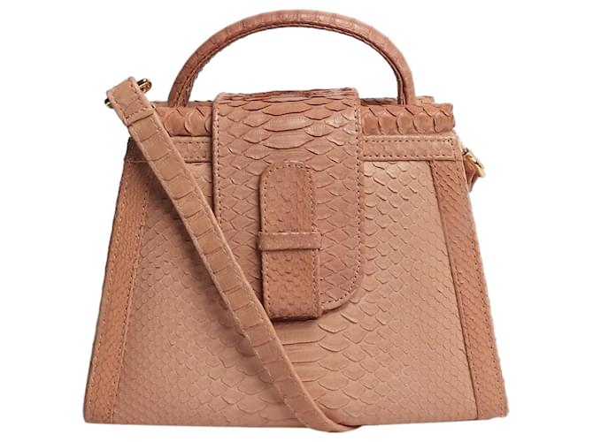 Autre Marque Bolsa 2way Emma em python rosa