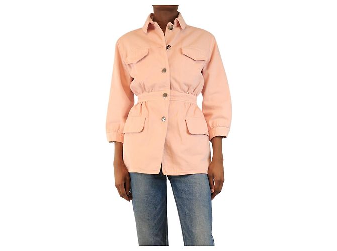 Prada Rosa Jeansjacke - Größe UK 6 Pink