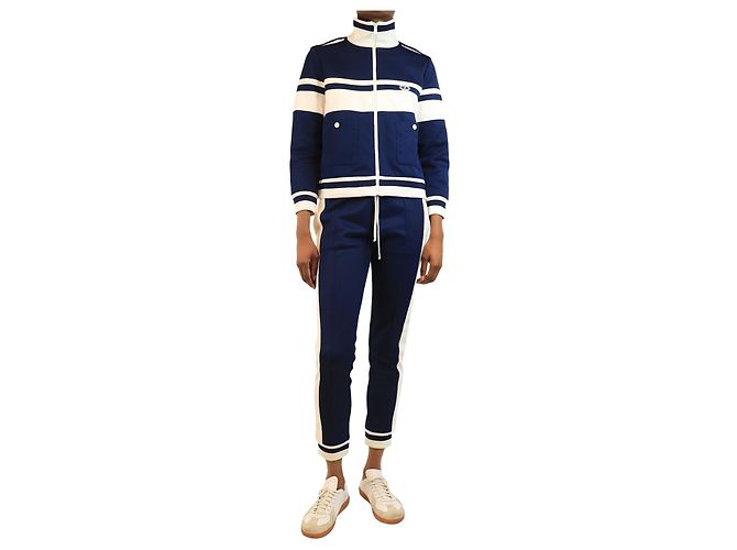 Gucci Blue two-piece technical tracksuit set - size XS