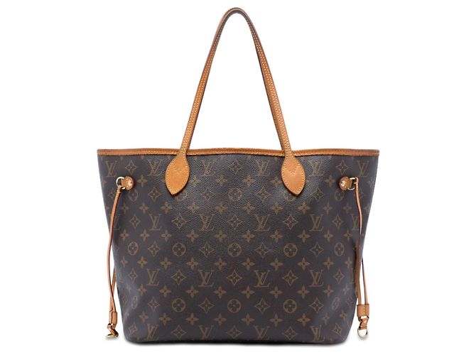 Louis Vuitton Marrón Monogram Neverfull MM Castaño