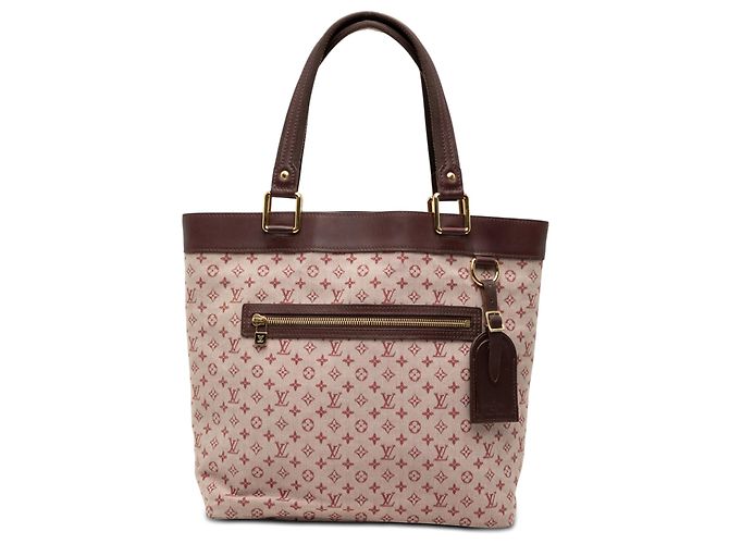 Louis Vuitton Red Monogram Mini Lin Lucille GM Roja