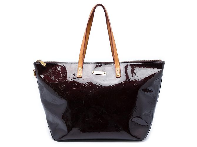Louis Vuitton Purple Monogram Vernis Bellevue GM Roxo