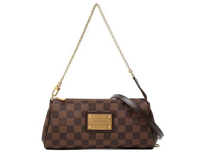 Louis Vuitton Marrón Damier Ebene Eva Castaño