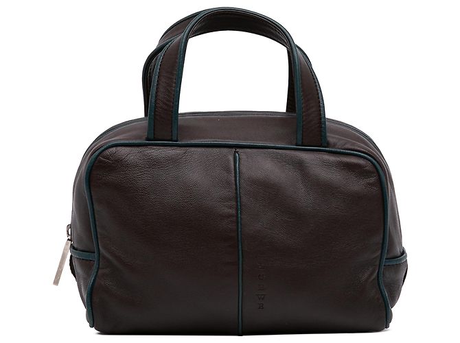 Bolsa de mão em napa marrom LOEWE Castanho escuro