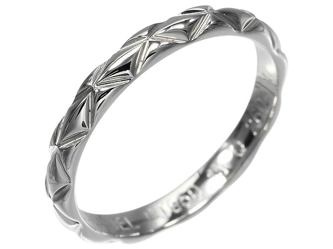 Chanel Matelasse Platinum Silber