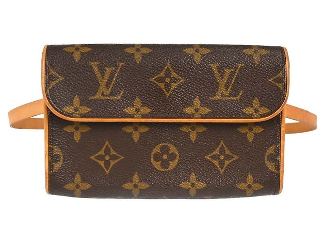 Sac banane Louis Vuitton Florentine Monogram Marron