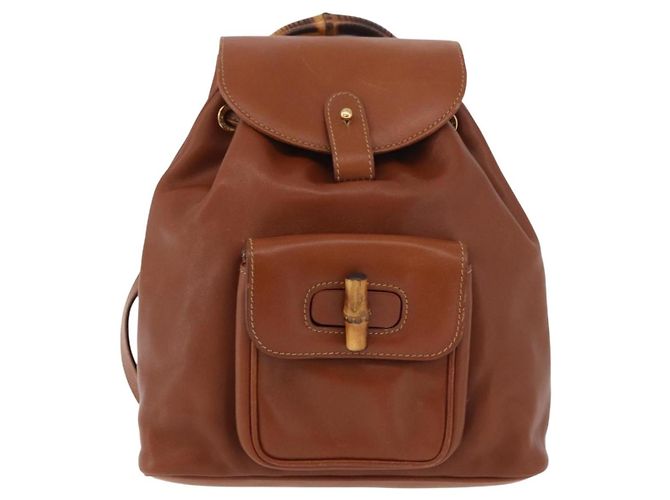 Gucci Vintage Bamboo Leather Mini