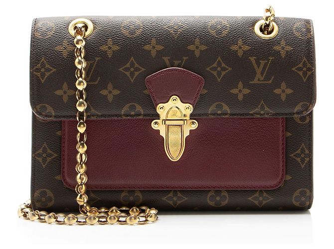 Bolsa Victoire Chain em canvas Monogram Louis Vuitton Marrom