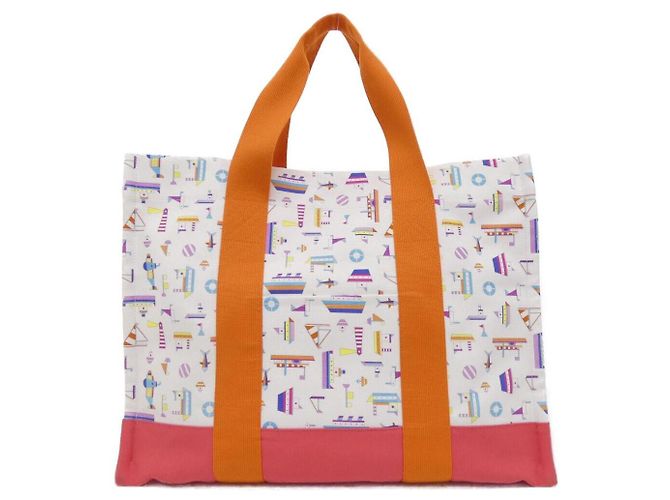 Hermès Hermes Petit Chartier Canvas Tasche Rot