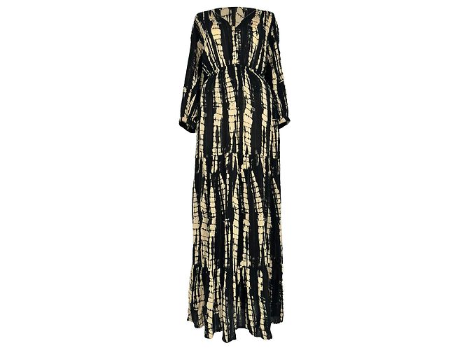 Ba&sh Kezia Maxikleid aus mehrfarbiger Viskose Mehrfarben