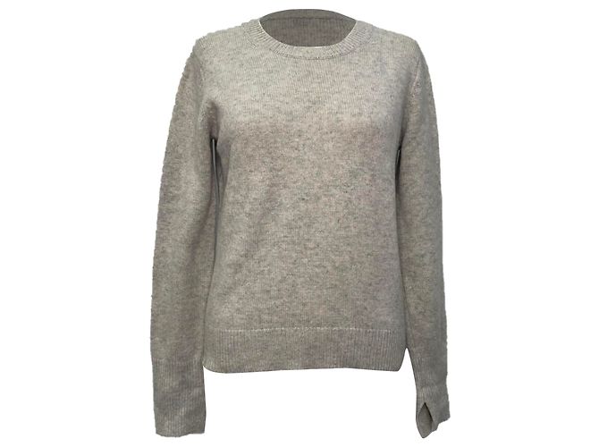 Joseph Strickpullover mit Rundhalsausschnitt aus grauem Kaschmir 