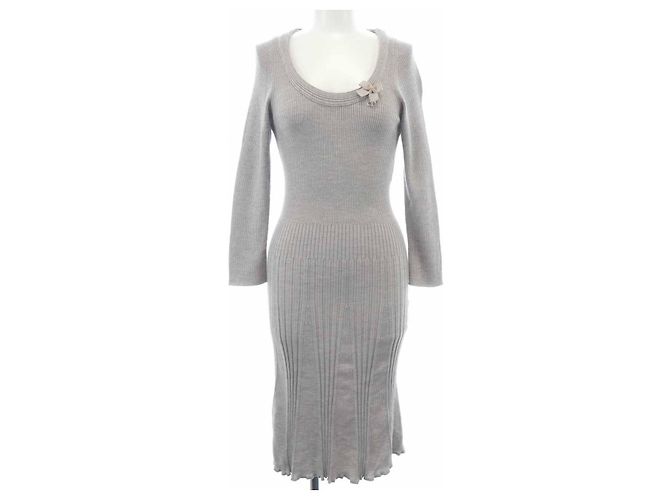 Christian Dior Kleid Braun