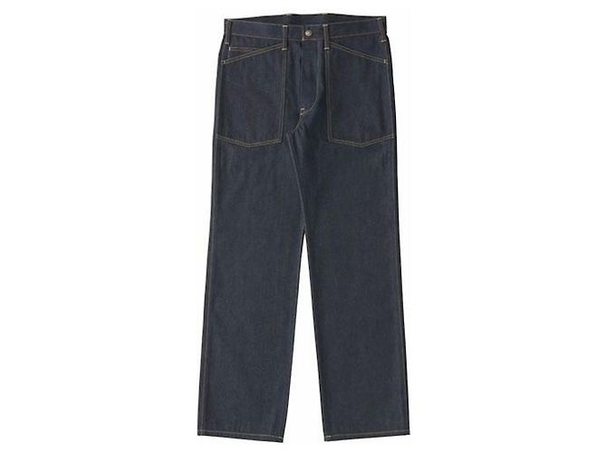 Visvim Pantaloni Carpenter SS Prime Unwashed Wide Blu scuro