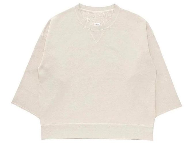 visvim Jumbo SB 3/4 Ärmel Sweatshirt Off White Roh
