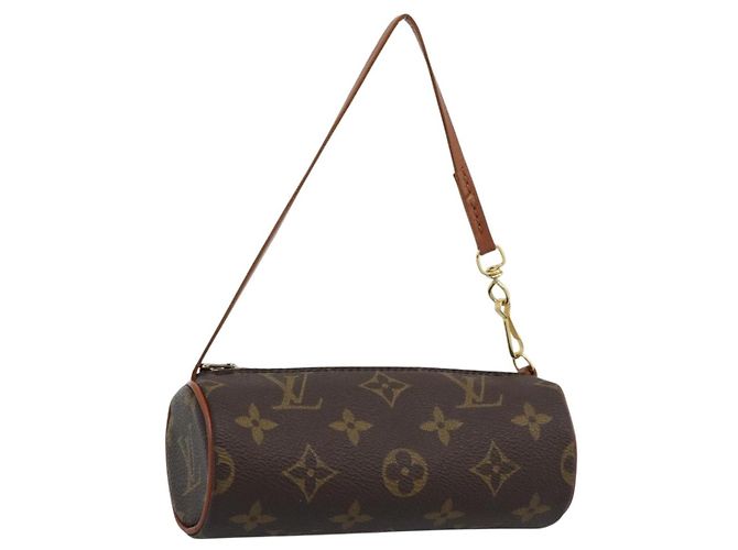 LOUIS VUITTON Monogram Papillon Pouch LV Auth BA13496 Monograma