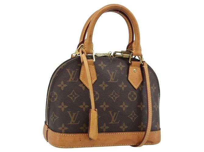 LOUIS VUITTON Bolsa Monogram Alma BB 2way M53152 LV Auth 186581A Monograma