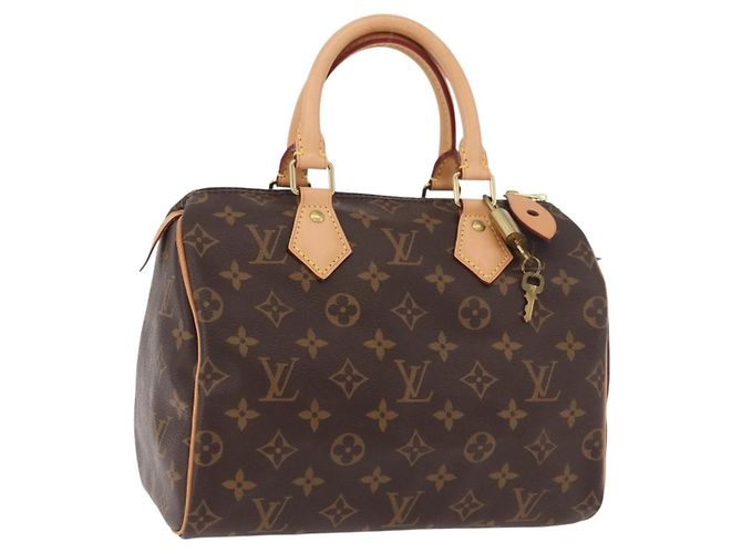 LOUIS VUITTON Bolsa Monogram Speedy 25 M41528 LV Auth 187968SAV Monograma