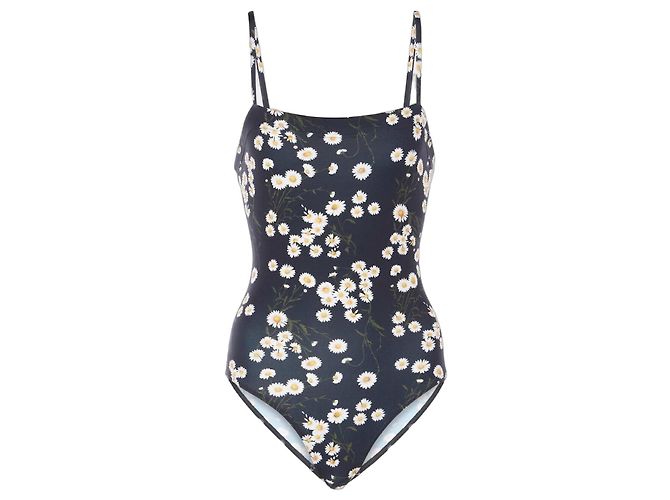 Eres Einteiliger Badeanzug Romance Print Schwarz T38 Weiß