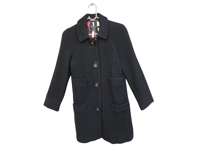 Marc Jacobs schwarzer Wollmantel