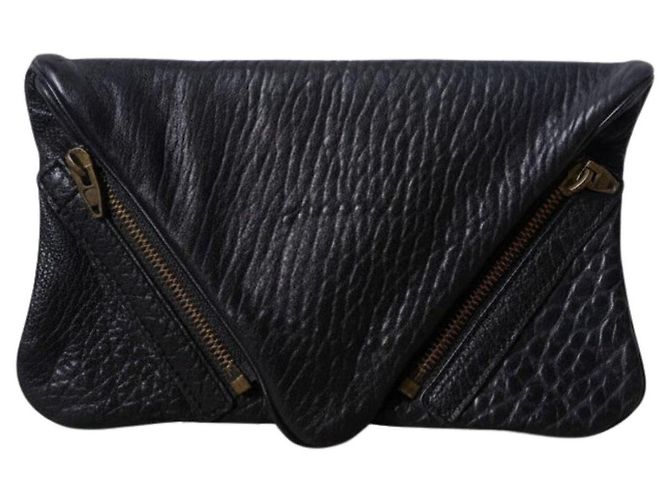 Alexander Wang Clutch Jena in pelle nera Nero