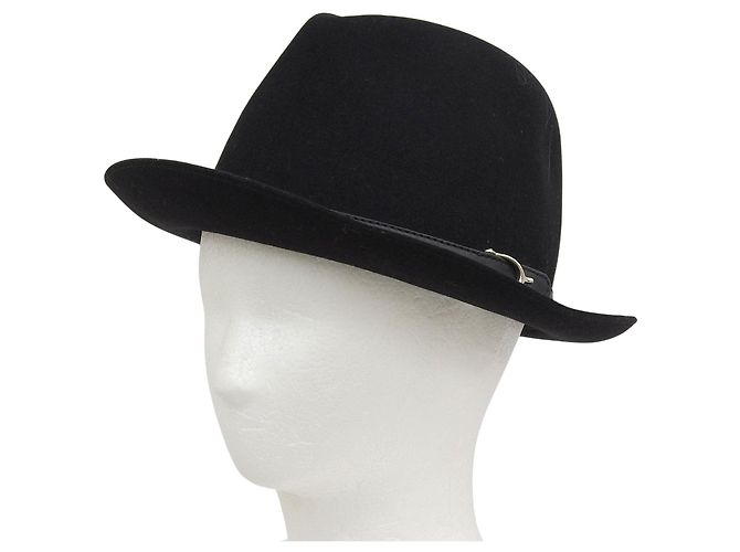 Cappello in coniglio infeltrito Gucci Nero