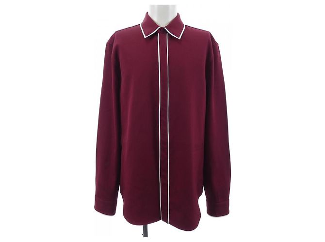Camicia in cotone Gucci Rosso