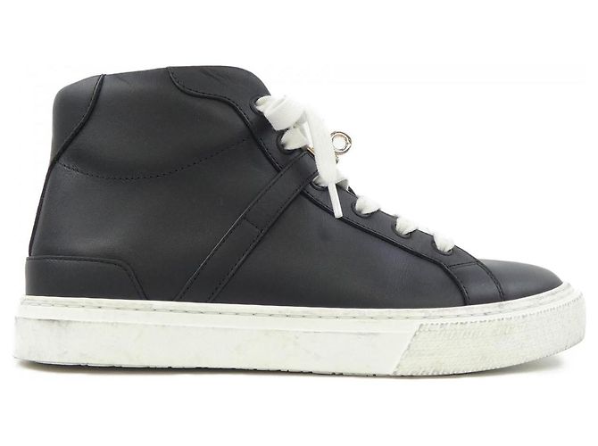 Kelly Hermès Baskets Hermes Daydream en cuir de veau Noir