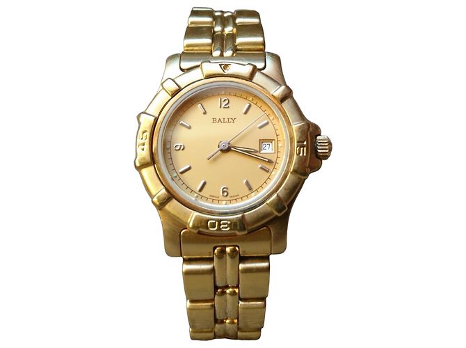 Bally Relógio de quartzo feminino ref. 12.04 Dourado