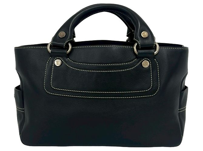 Céline Borsa Boogie Celine - Borsa a mano in pelle nera Nero