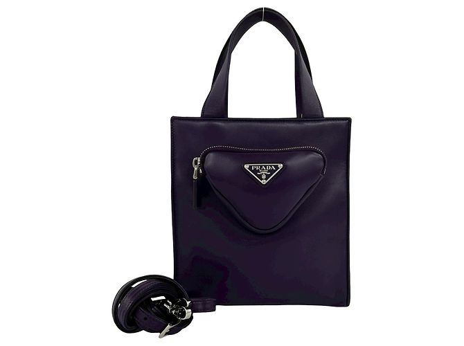 Tote Mini sac cabas Prada en violet