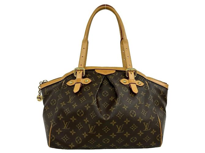 Sac cabas Louis Vuitton Tivoli GM en cuir monogramme Marron