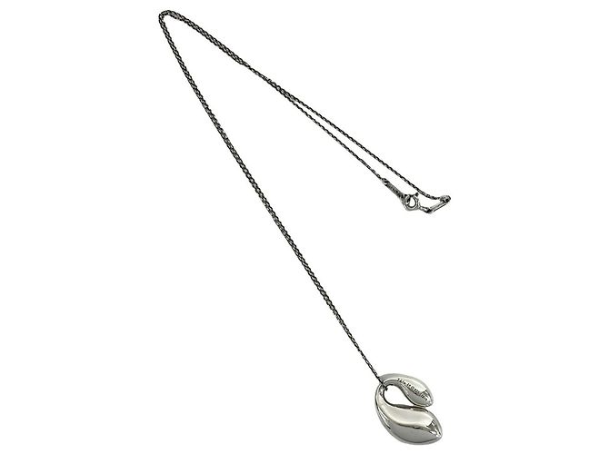 Tiffany & Co Collana Tiffany Vintage Double Teardrop Argento