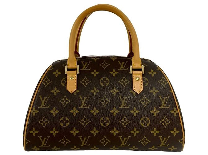 Bolsa Louis Vuitton Rivera MM Monogram Leather Marrom